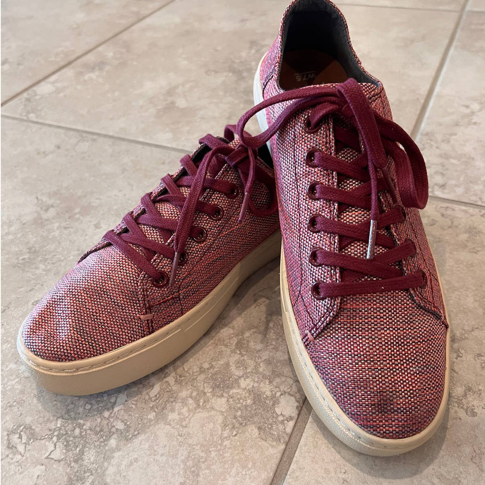 Toms Lenox Pomegranate Woven Melange Casual Shoes Size 7.5